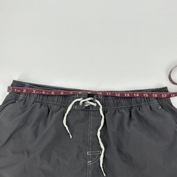 Nike Shorts Men's‎ Swim XL Gray Swimming Trunks Mesh Lined Elastic Waist - Picture 7 of 10